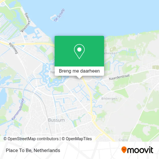 Place To Be kaart