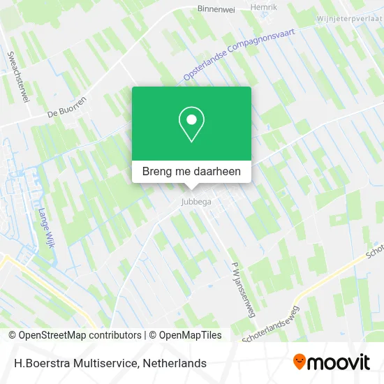 H.Boerstra Multiservice kaart