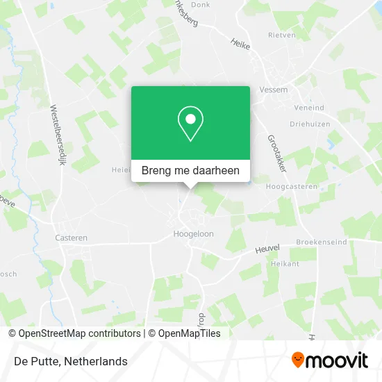 De Putte kaart