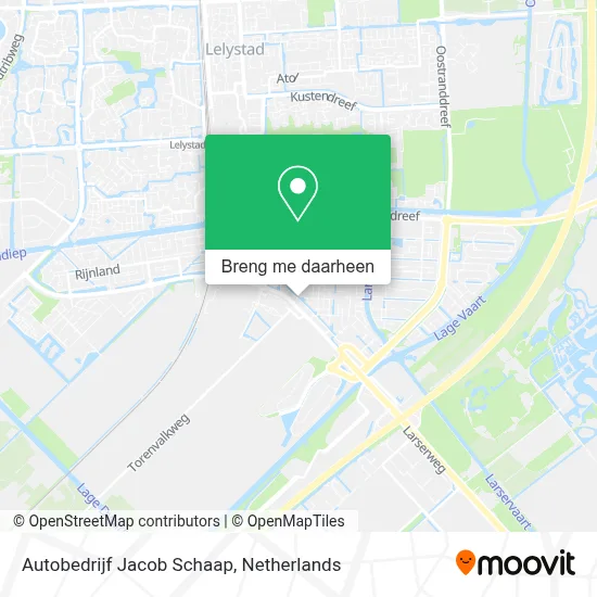 Autobedrijf Jacob Schaap kaart