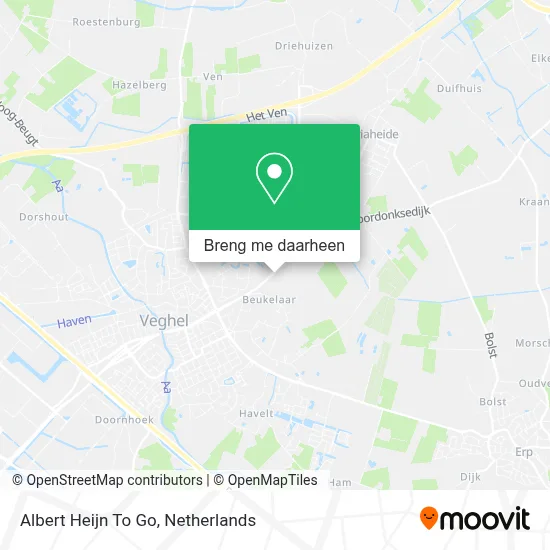 Albert Heijn To Go kaart