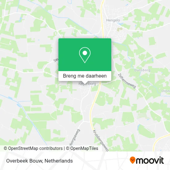 Overbeek Bouw kaart
