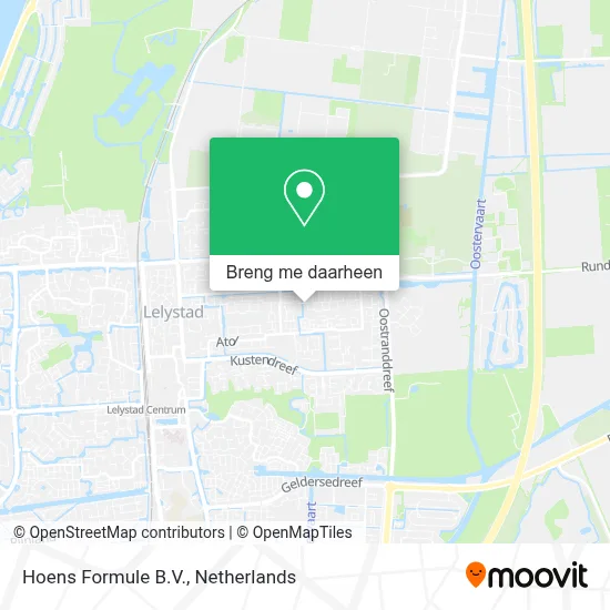 Hoens Formule  B.V. kaart
