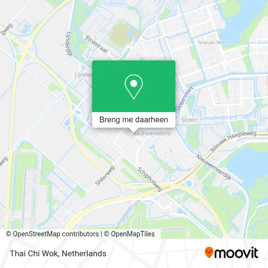 Thai Chi Wok kaart