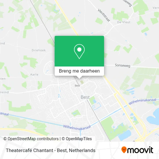 Theatercafé Chantant - Best kaart