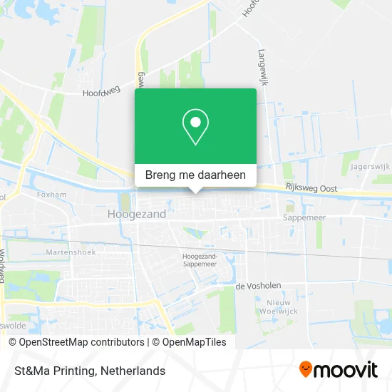 St&Ma Printing kaart