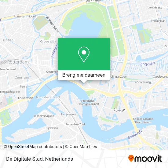 De Digitale Stad kaart