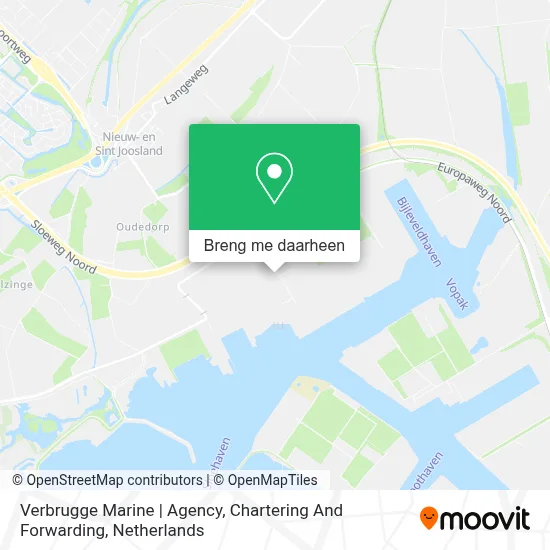 Verbrugge Marine | Agency, Chartering And Forwarding kaart