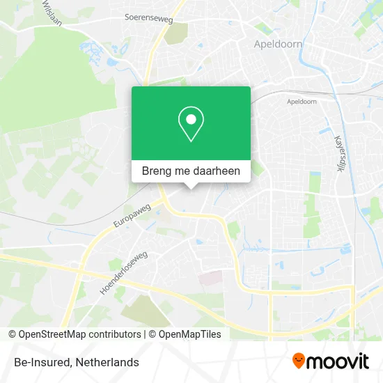 Be-Insured kaart