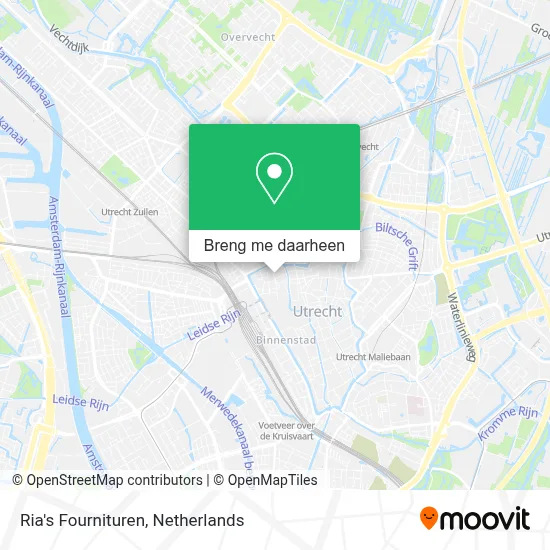 Ria's Fournituren kaart