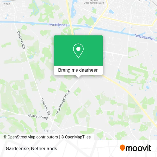 Gardsense kaart