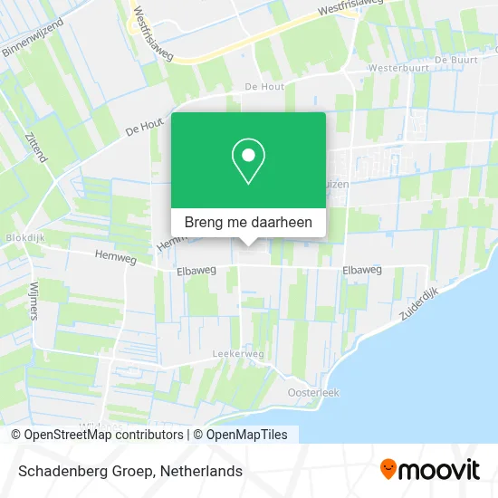 Schadenberg Groep kaart