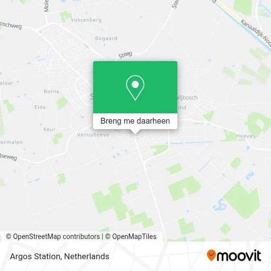 Argos Station kaart