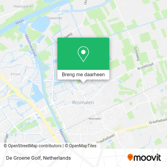 De Groene Golf kaart