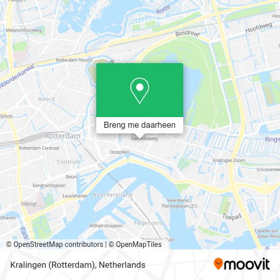 Kralingen (Rotterdam) kaart