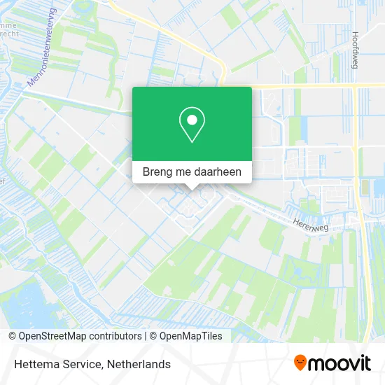 Hettema Service kaart