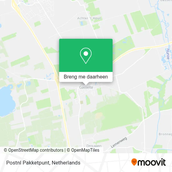 Postnl Pakketpunt kaart