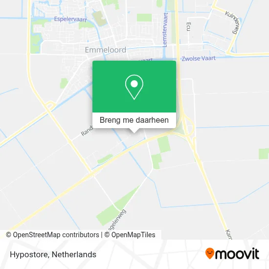 Hypostore kaart