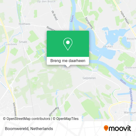 Boomwereld kaart