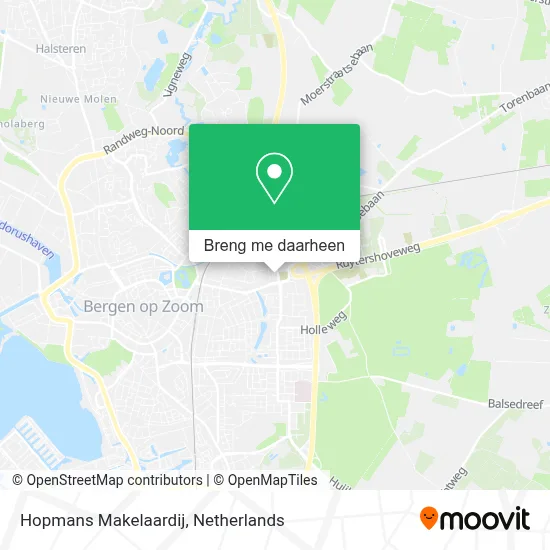 Hopmans Makelaardij kaart