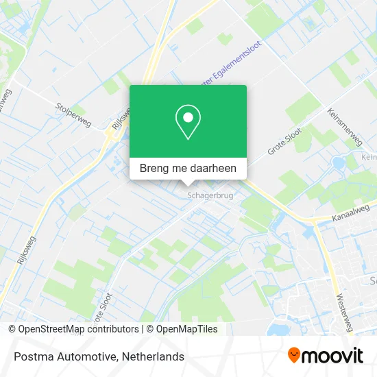 Postma Automotive kaart