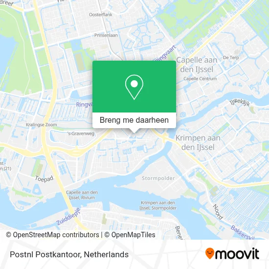 Postnl Postkantoor kaart