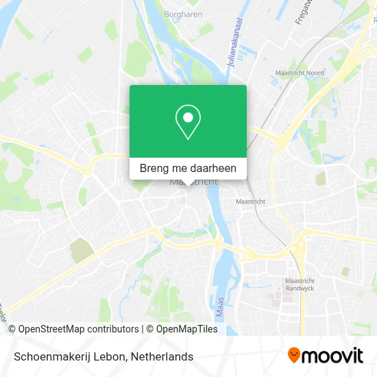 Schoenmakerij Lebon kaart