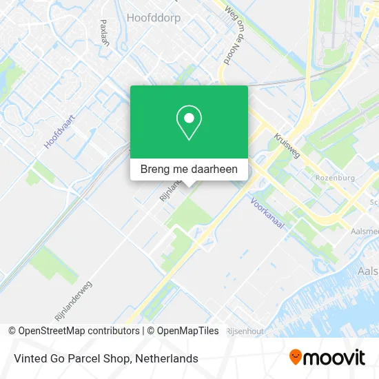 Vinted Go Parcel Shop kaart