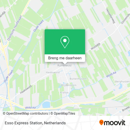 Esso Express Station kaart