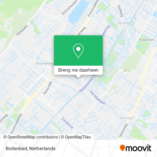 Bollenbed kaart