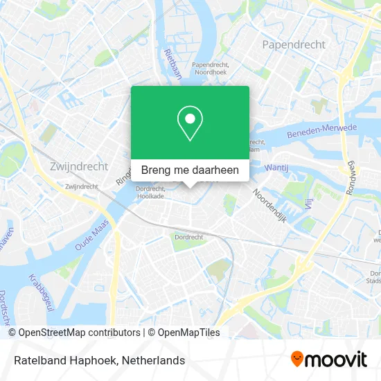 Ratelband Haphoek kaart