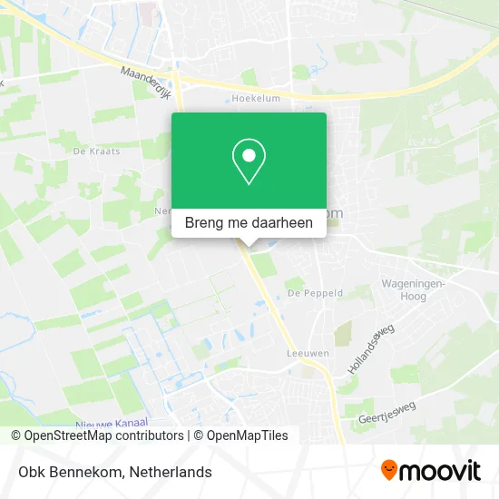 Obk Bennekom kaart
