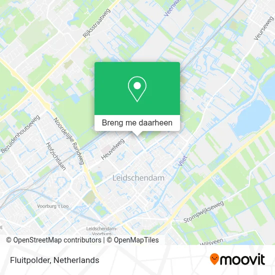 Fluitpolder kaart