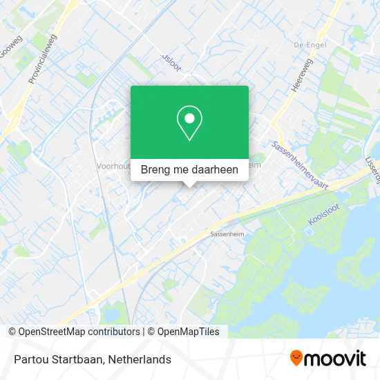 Partou Startbaan kaart