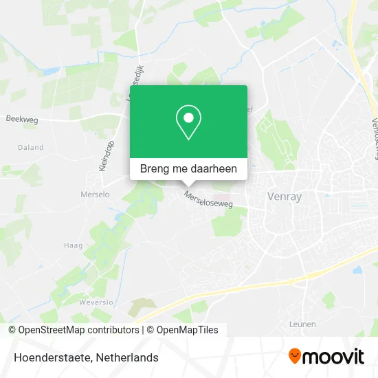 Hoenderstaete kaart