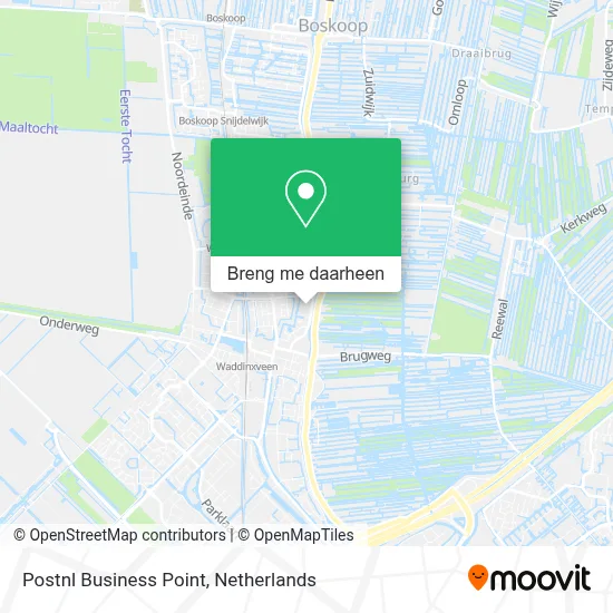 Postnl Business Point kaart