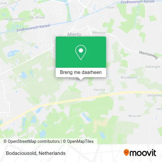 Bodaciousold kaart