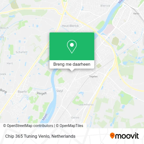 Chip 365 Tuning Venlo kaart