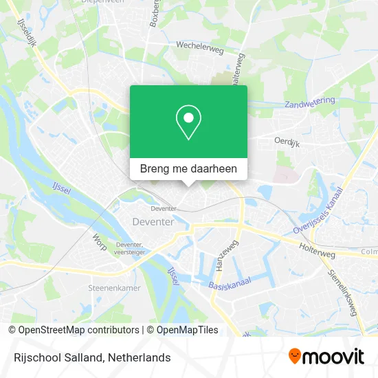 Rijschool Salland kaart
