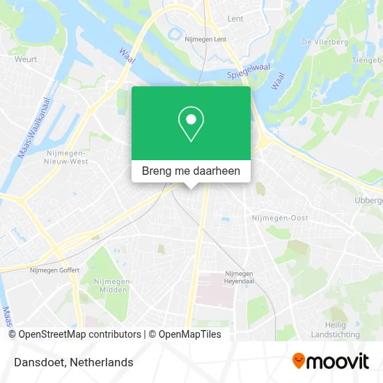 Dansdoet kaart