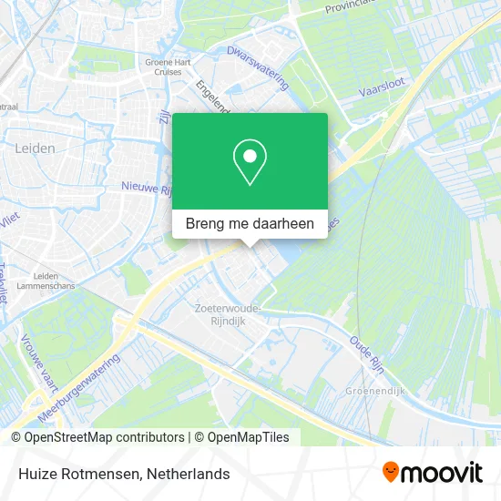 Huize Rotmensen kaart