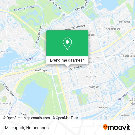 Milieupark kaart
