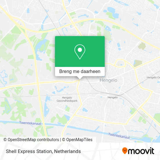 Shell Express Station kaart