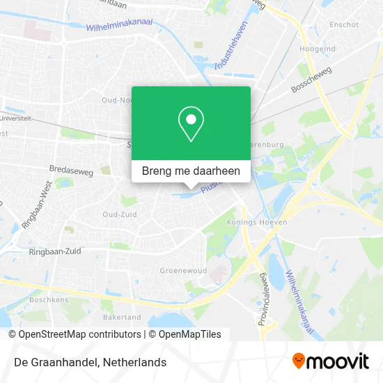 De Graanhandel kaart