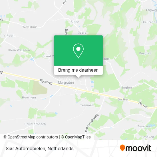 Siar Automobielen kaart
