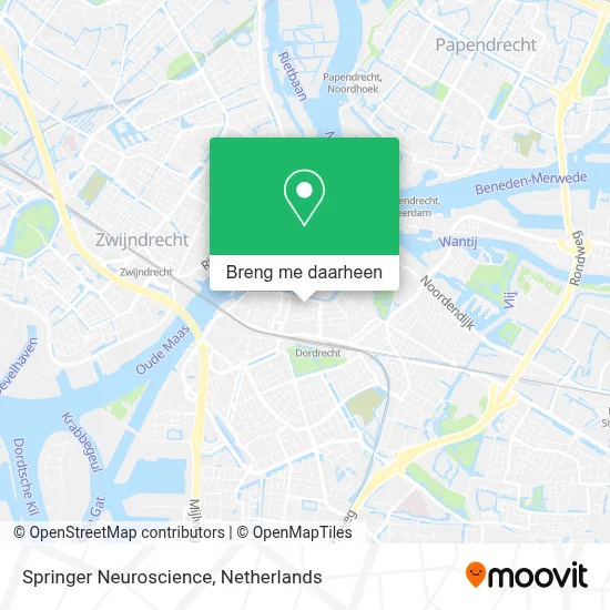 Springer Neuroscience kaart