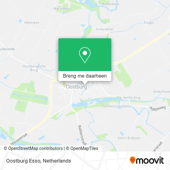 Oostburg Esso kaart