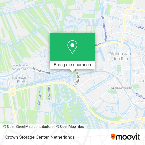 Crown Storage Center kaart