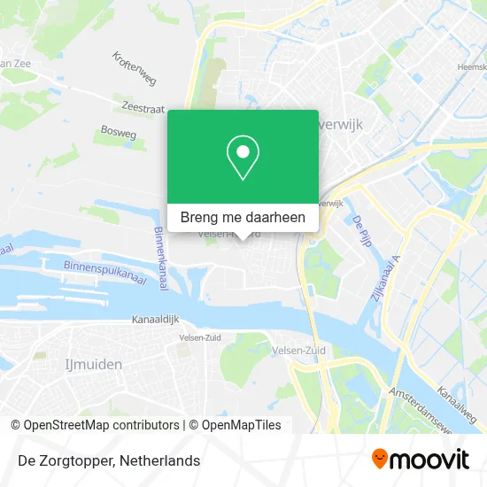 De Zorgtopper kaart