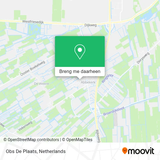 Obs De Plaats kaart